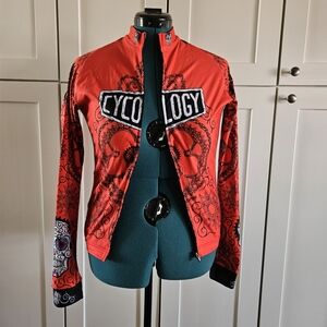 Cyclology Women's Red Bomber Jacket